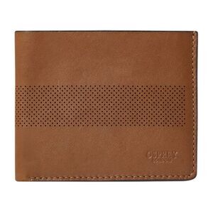 Osprey Arthur Perforated Leather Card Holder / Tan